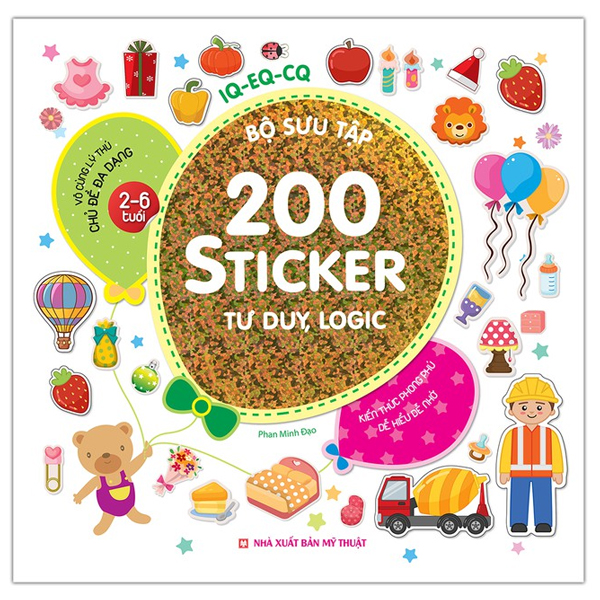 Bộ Bộ Sưu Tập 200 Sticker - Tư Duy, Logic (2-6 Tuổi) (Tái Bản 2022)