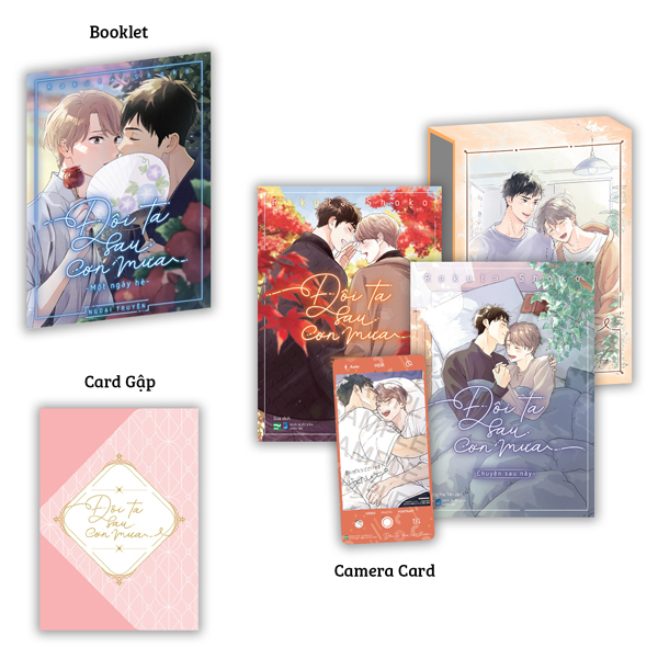 Bộ
						
										
										Boxset Manga - Đôi Ta Sau Cơn Mưa - Phần 2 - Tháng Ngày Tiếp Nối: Chuyện Sau Này + Mãi Mãi (Hộp 2 Cuốn) - Bản Đặc Biệt - Tặng Kèm Card Gập + Camera Card + Ngoại Truyện 32 Trang Đặc Biệt
