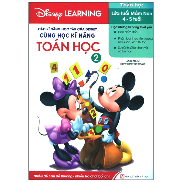 bộ các kĩ năng học tập của disney - cùng học kỹ năng toán học - tập 2