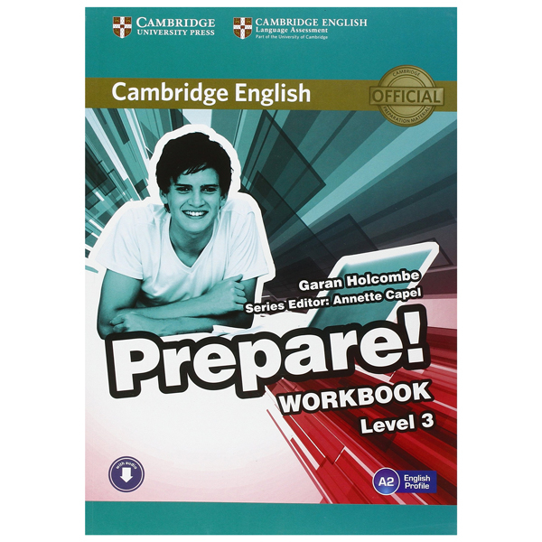 bộ cambridge english prepare! level 3 workbook with audio