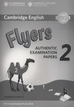 bộ cambridge english young learners 2 for revised exam from 2018 flyers answer booklet: authentic examination papers