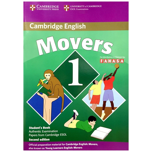 bộ cambridge young learner english test movers 1 sb fahasa reprint edition