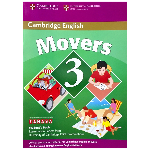 bộ cambridge young learner english test movers 3 sb fahasa reprint edition