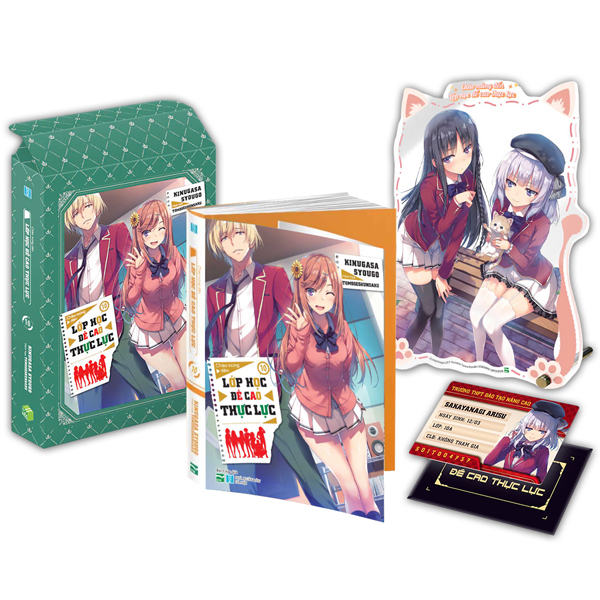 Bo
						
										
										Chao Mung Den Lop Hoc De Cao Thuc Luc - Tap 10 - Ban Gioi Han - Tang Kem Acrylic plate "Neko Girls" + ID Card Nhua Cung Kem Phong Bi + Box