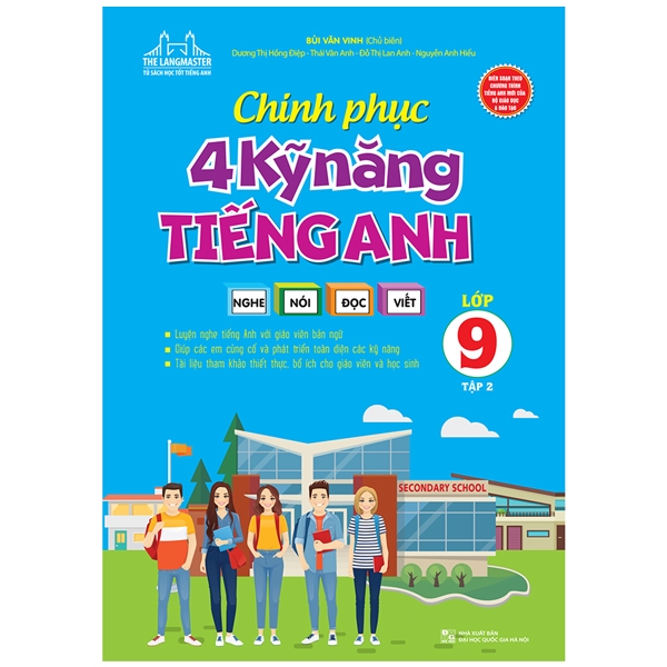 bộ chinh phục 4 kỹ năng tiếng anh nghe - nói - đọc - viết lớp 9 - tập 2