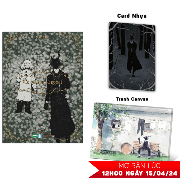 bộ cô gái nơi xứ ngoài - tập 11 - bản đặc biệt - tặng kèm card nhựa + tranh canvas