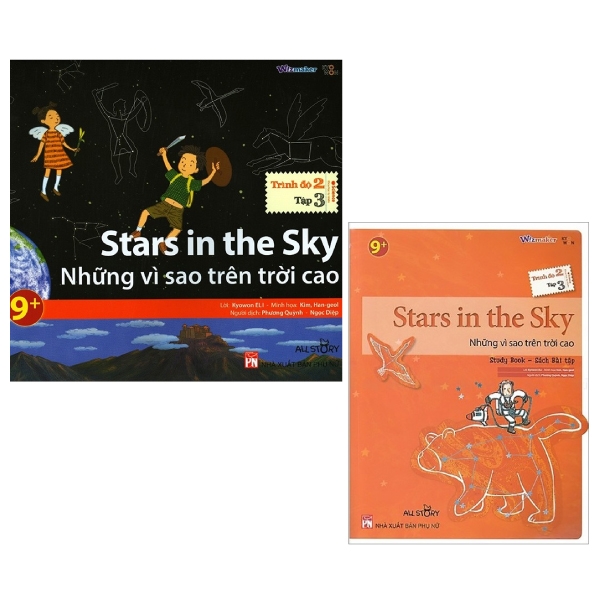 bộ combo all story - stars in the sky - những vì sao trên trời cao (trình độ 2 - tập 3) (bộ 2 cuốn)