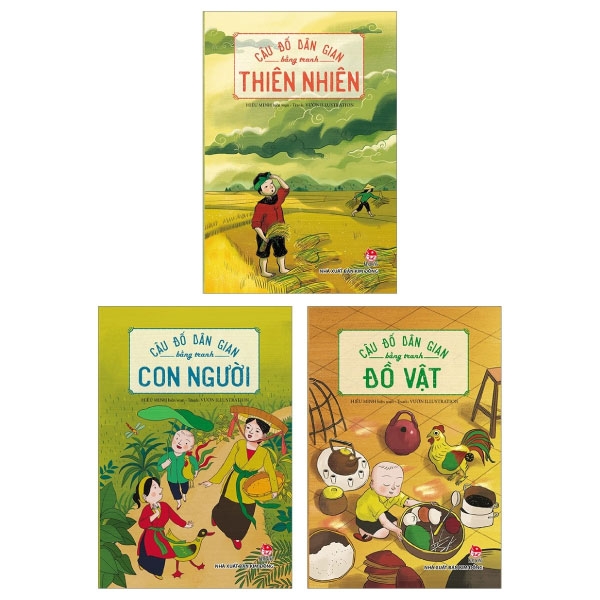 Bộ Combo Câu Đố Dân Gian Bằng Tranh (Bộ 3 Cuốn)