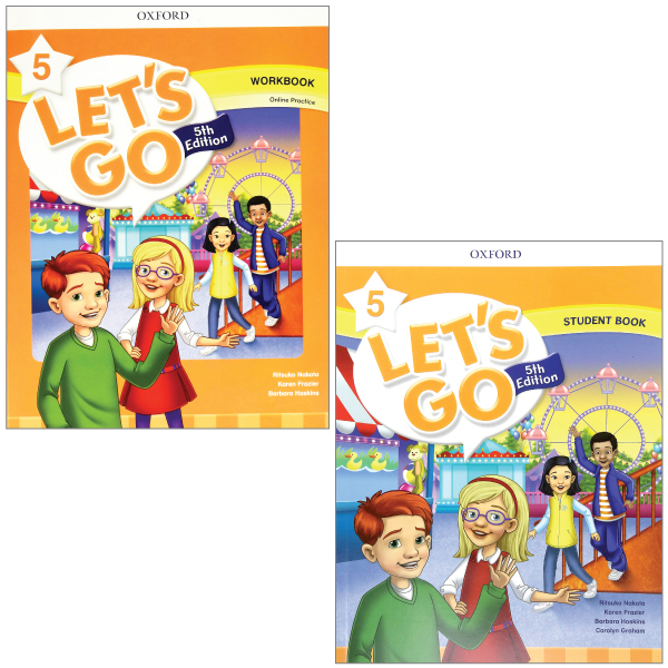 bộ combo let's go level 5: student book + workbook with online practice - 5th edition (bộ 2 cuốn)