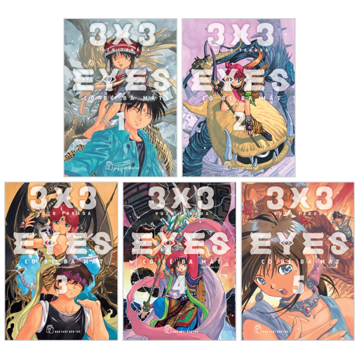 Bo
						
										
										Combo Manga - 3x3 Eyes - Co Be Ba Mat: Tap 1-5 (Bo 5 Tap)