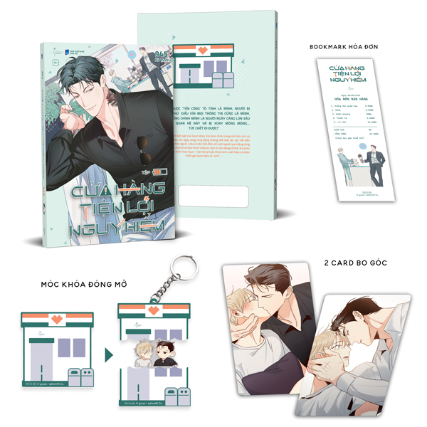 Bộ Cửa Hàng Tiện Lợi Nguy Hiểm - Tập 3 - Bản Đặc Biệt - Tặng Kèm 1 Bookmark Hóa Đơn + 2 Card Bo Góc + 1 Móc Khóa Đóng Mở Acrylic