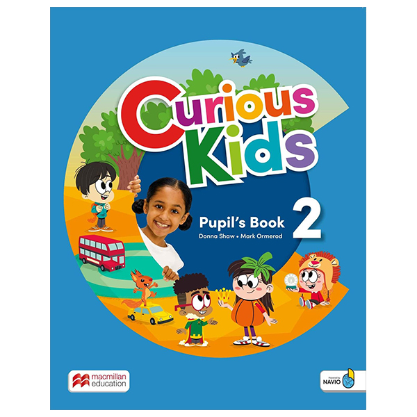 bộ curious kids level 2 pupil's book with digital pupil's book and navio app