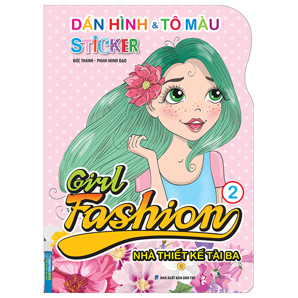 bộ dán hình và tô màu sticker - girl fashion - nhà thiết kế tài ba - tập 2