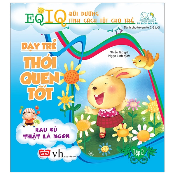 bộ dạy trẻ thói quen tốt 2 - rau củ thật là ngon (tái bản 2018)