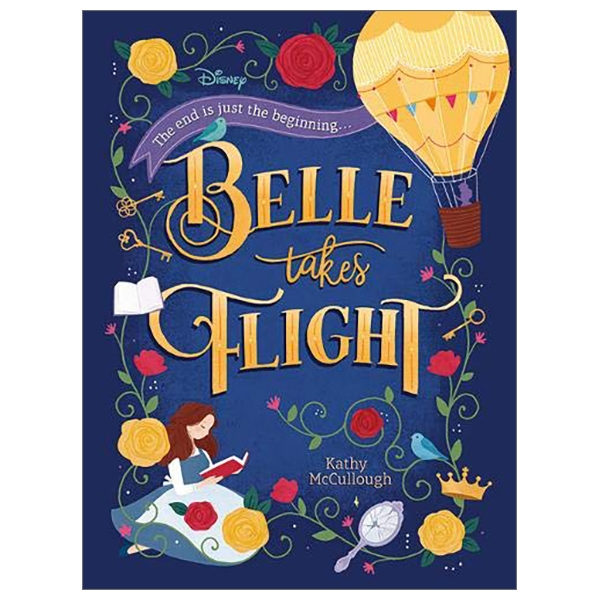 bộ disney princess - belle: belle takes flight (novel 224 disney)