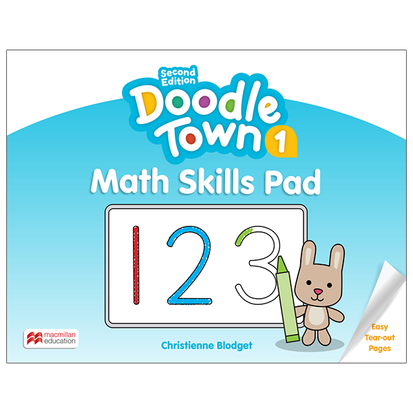 bộ doodle town level 1 math skills pad 2nd edition