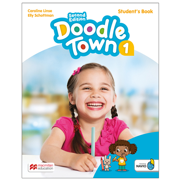 bộ doodle town level 1 student´s book + navio app 2nd edition