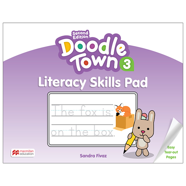 bộ doodle town level 3 literracy skill pad 2nd edition