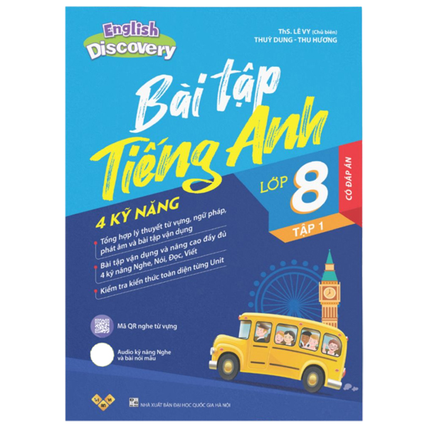 Bộ
						
										
										English Discovery - Bài Tập Tiếng Anh 8 - Tập 1 (Có Đáp Án)