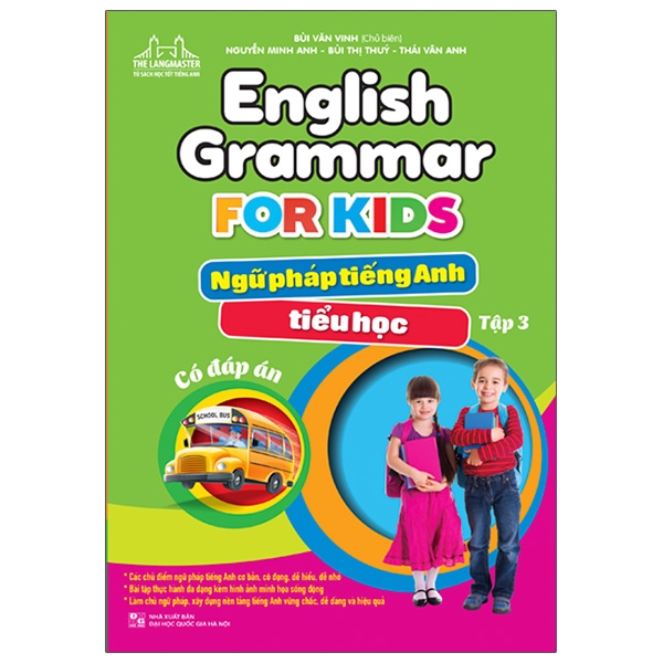 bộ english grammar for kids - ngữ pháp tiếng anh tiểu học tập 3 (có đáp án)