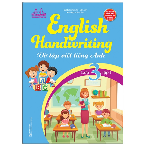 bộ english handwriting - vở tập viết tiếng anh lớp 3 - tập 1