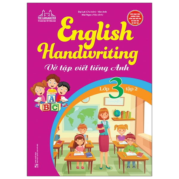 bộ english handwriting - vở tập viết tiếng anh lớp 3 - tập 2