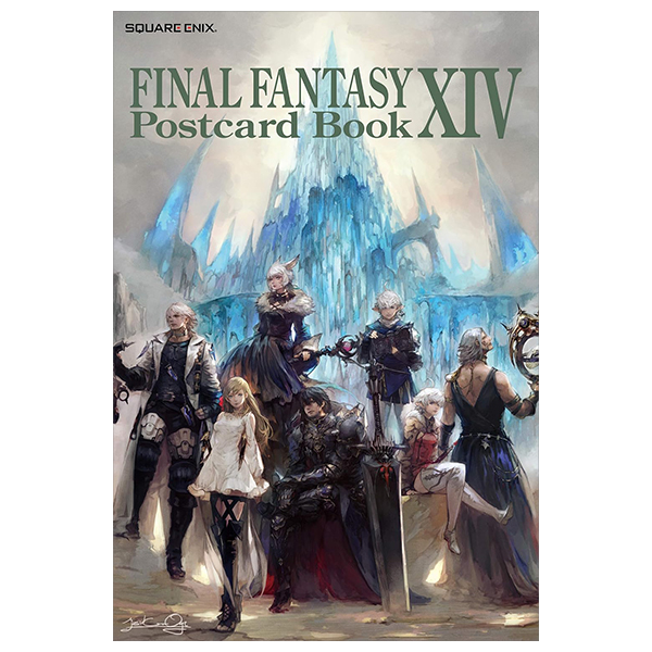 bộ final fantasy xiv ポストカードブック - final fantasy xiv postcard book