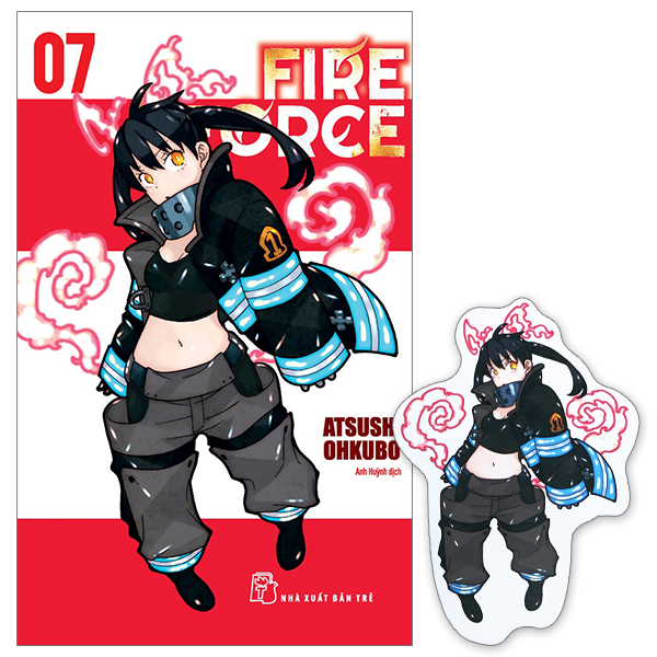 bộ fire force - tập 7 - tặng kèm bookmark giấy hình nhân vật