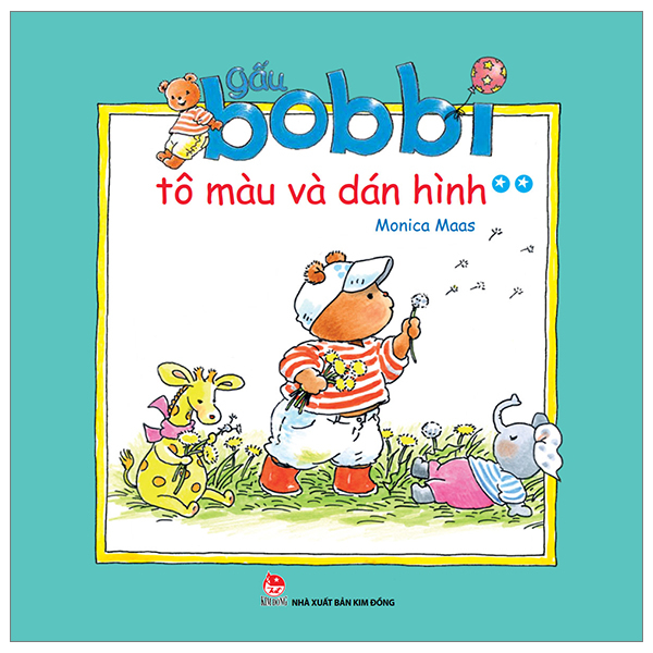 bộ gấu bobbi tô màu và dán hình - tập 2