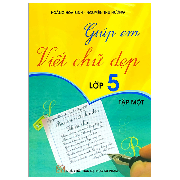 bộ giúp em viết chữ đẹp 5 - tập 1 (2022)