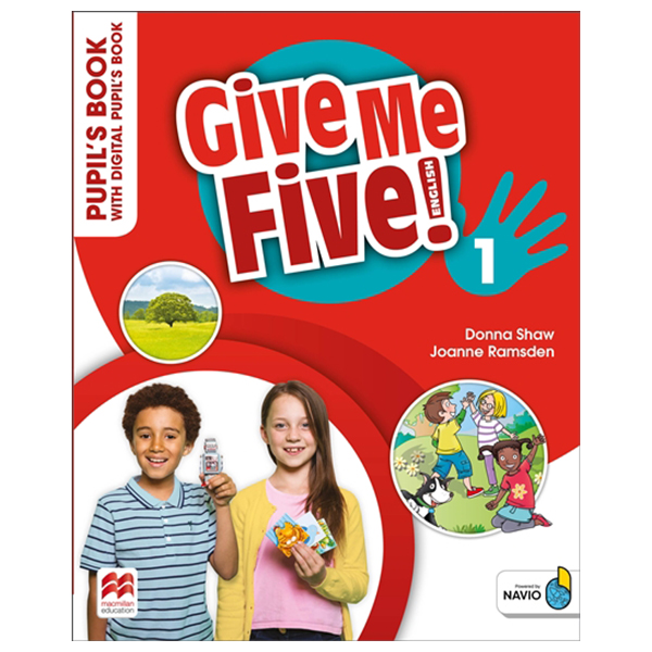 bộ give me five! level 1 student's book with pupils book and navio app