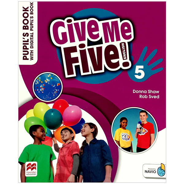 bộ give me five! level 5 pupil's book pack with navio app