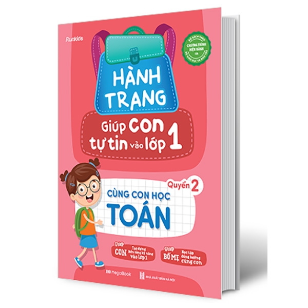 bộ hành trang giúp con tự tin vào lớp 1 - quyển 2: cùng con học toán