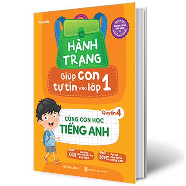 bộ hành trang giúp con tự tin vào lớp 1 - quyển 4: cùng con học tiếng anh