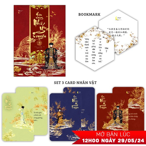 Bo
						
										
										Hau Cung Nhu Y Truyen - Tap 4 - Ban Dac Biet - Bia Cung - Tang Kem Bookmark Luc Giac Boi Cung + 3 Card Nhua Hinh Nhan Vat