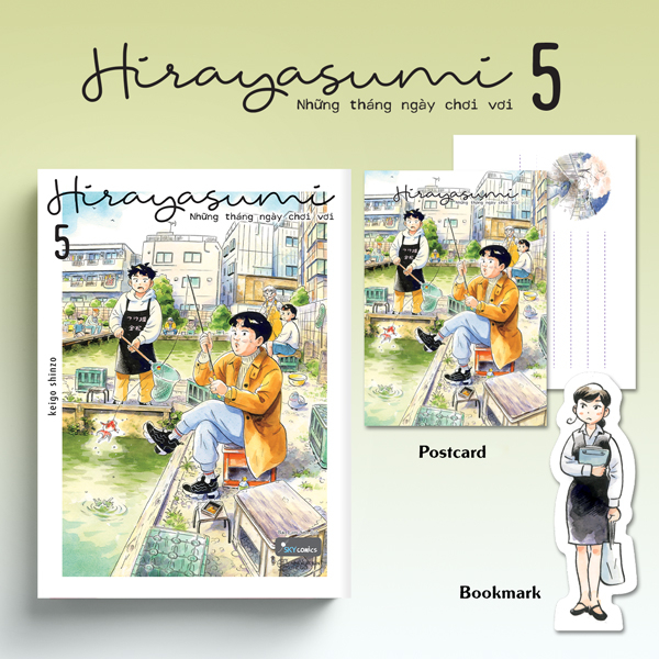 Bo
						
										
										Hirayasumi - Nhung Thang Ngay Choi Voi - Tap 5 - Tang Kem Bookmark Nhan Vat + Postcard Boi Cung