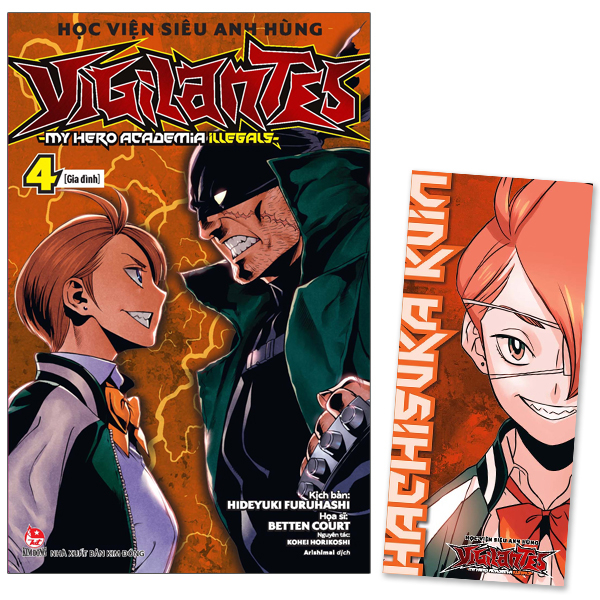 bộ học viện siêu anh hùng vigilantes - my hero academia illegals - tập 4 - gia đình - tặng kèm bookmark nhân vật