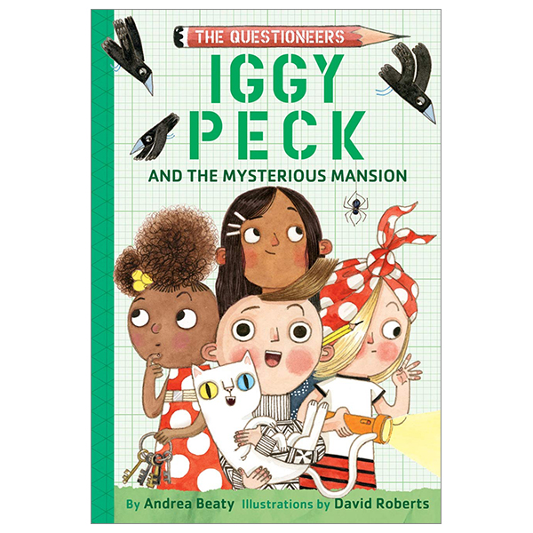 bộ iggy peck and the mysterious mansion: the questioneers book #3