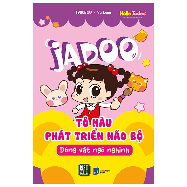 Bộ Jadoo Tô Màu Và Phát Triển Não Bộ - Động Vật Ngộ Nghĩnh