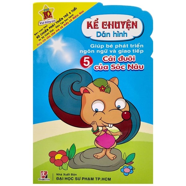 bộ kể chuyện dán hình 5 - cái đuôi của sóc nâu