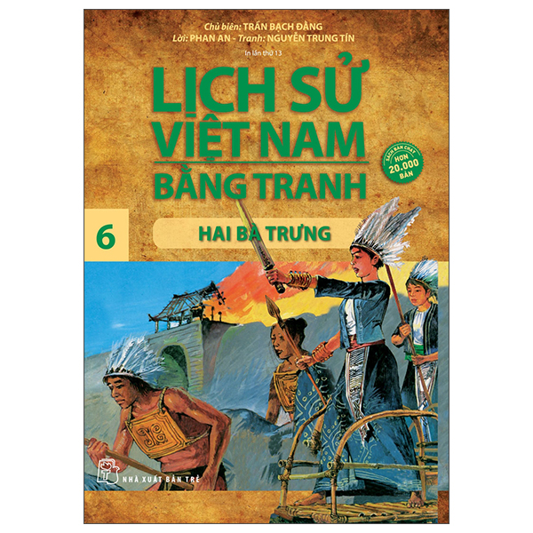 bộ lịch sử việt nam bằng tranh 06: hai bà trưng (tái bản 2022)