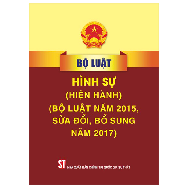 bộ luật hình sự (hiện hành) (sửa đổi, bổ sung năm 2017)