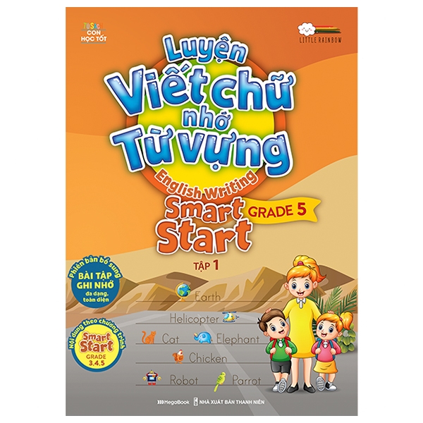 bộ luyện viết chữ nhớ từ vựng - english writing smart start lớp 5 - tập 1