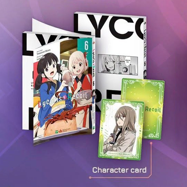 Bộ Lycoris Recoil - Tập 6 - Bản Đặc Biệt - Tặng Kèm Character Card