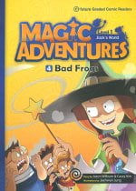 bộ magic adventures - graded comic readers: level 1-4: bad frogs + acd