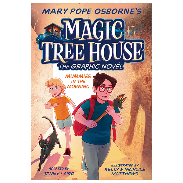 bộ magic tree house #3: mummies in the morning graphic novel