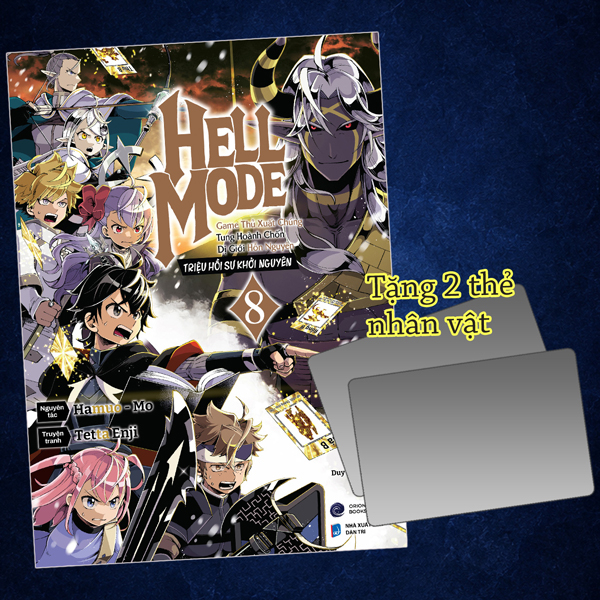 Bộ [Manga] Hell Mode - Game Thủ Xuất Chúng Tung Hoành Chốn Dị Giới Hỗn Nguyên - Triệu Hồi Sư Khởi Nguyên - Tập 8 - Tặng Kèm 2 Thẻ Nhân Vật