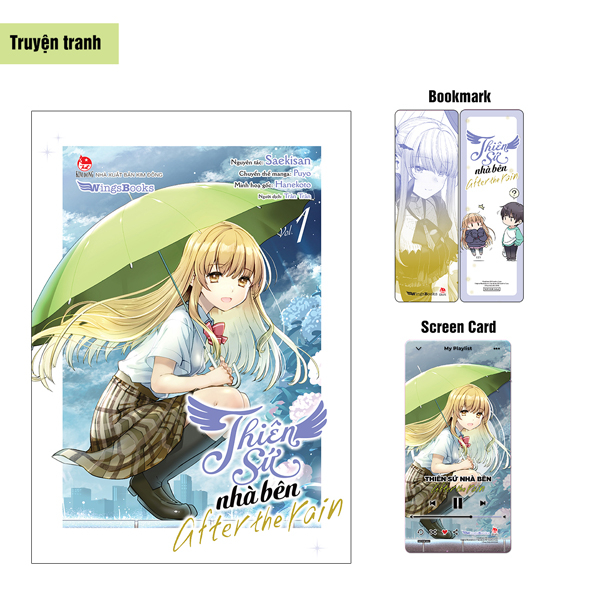 Bộ
						
										
										[Manga] Thiên Sứ Nhà Bên - After The Rain - Tập 1 - Tặng Kèm Bookmark + Screen Card