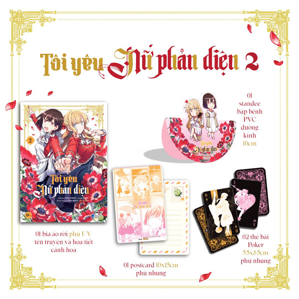Bo
						
										
										[Manga] Toi Yeu Nu Phan Dien - Tap 2 - Tang Kem 1 Bia Ao Roi Phu UV + 1 Postcard Hai Mat + 2 The Bai Poker + 1 Standee PVC Bap Benh