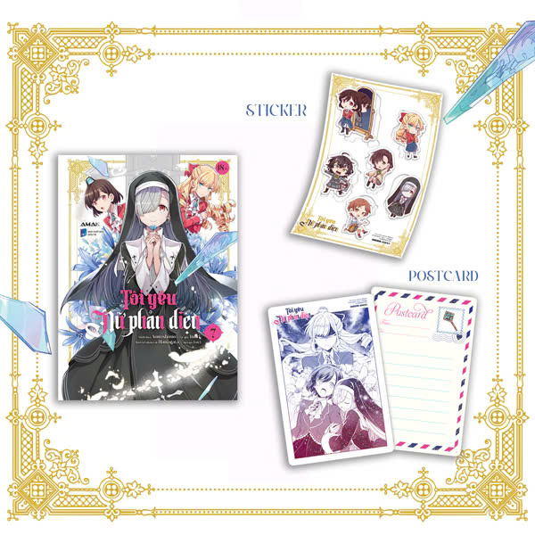 Bộ [Manga] Tôi Yêu Nữ Phản Diện - Tập 7 - Tặng Kèm Postcard + Sticker